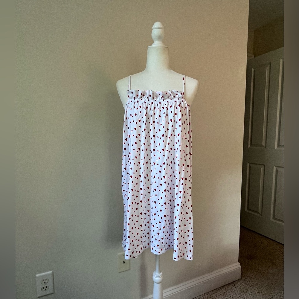 LAKE Pajamas Valentine’s Collection Pima Cotton Nightgown